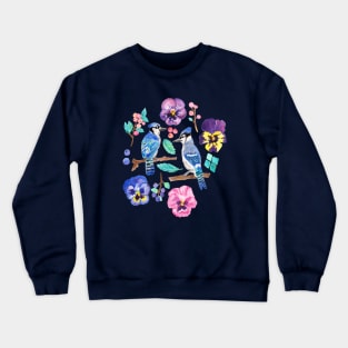 Blue Jay Winter Garden Crewneck Sweatshirt